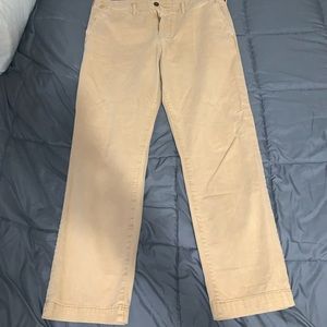 American Eagle Size 34x30 Slim Straight Khakis